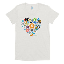 Crypto Love Women's Crew Neck T-shirt - TC Merch