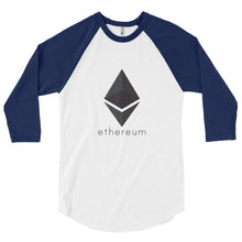 Ethereum 3/4 sleeve raglan shirt - TC Merch