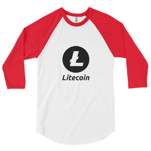 Litecoin 3/4 sleeve raglan shirt - TC Merch