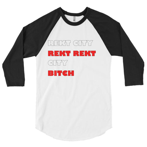 Rekt City 3/4 sleeve raglan shirt - TC Merch