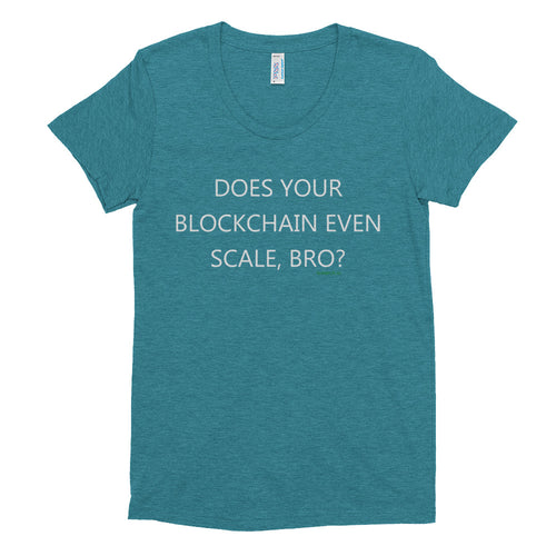 Does Your Chain Scale Bro? Women's Crew Neck T-shirt - TC Merch